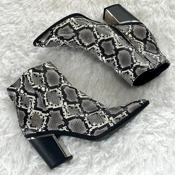 Circus | Sam Edelman | Snake Print Ankle Boots - Picture 1 of 12